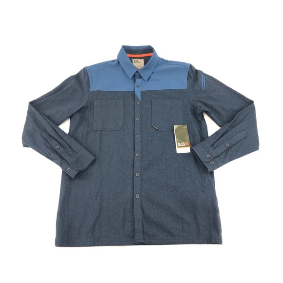 5.11 Tactical Mens Ascension Long Sleeve Shirt - Picture 2 of 8
